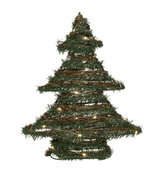 Kaemingk Christmas Decor Kaemingk LED Rattan Tree Decoration